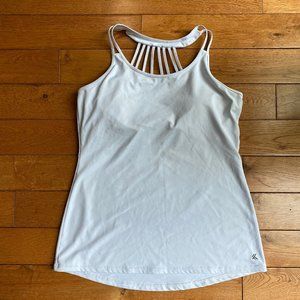 Kyodan White Razor-back Workout Tank
